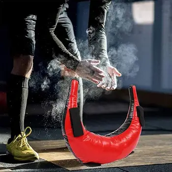 

Fitness Boxing Training Sand Bag Freeweight Training Sandbag Bag Leather (Can Strength Fill Exercise Boxing Punching PU To T6E6