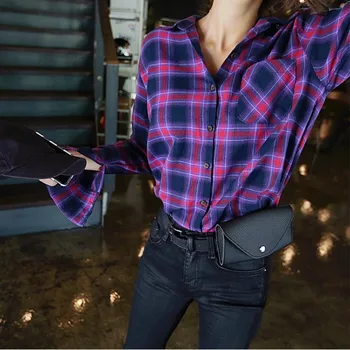 

Fashion Women Waist Bag Quality PU Leather Belt Bag Pack For Women Female Girl Travel Vintage Waist Pouch(Black)