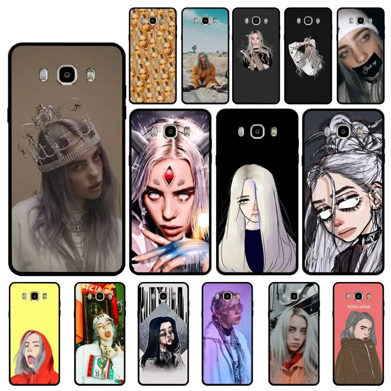 

Ruicaica Billie Eilish 13 Girl Soft Silicone TPU Phone Case Cover Shell For GALAXY s5 s6 edge s7 edge s8 plus s9 plus