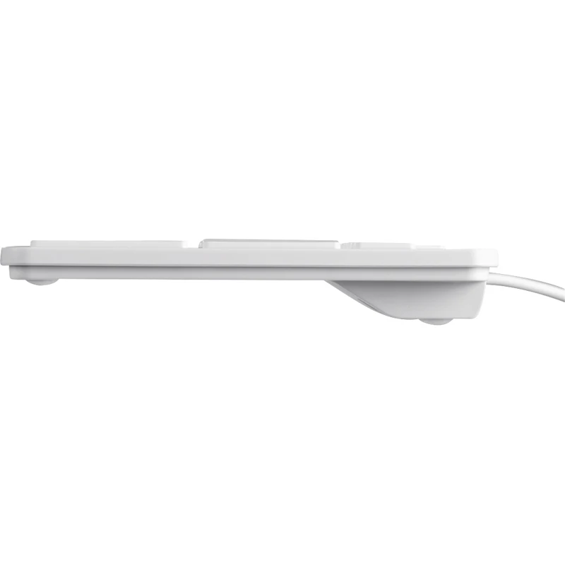Клавиатура Hama Rossano белый/серебристый USB slim