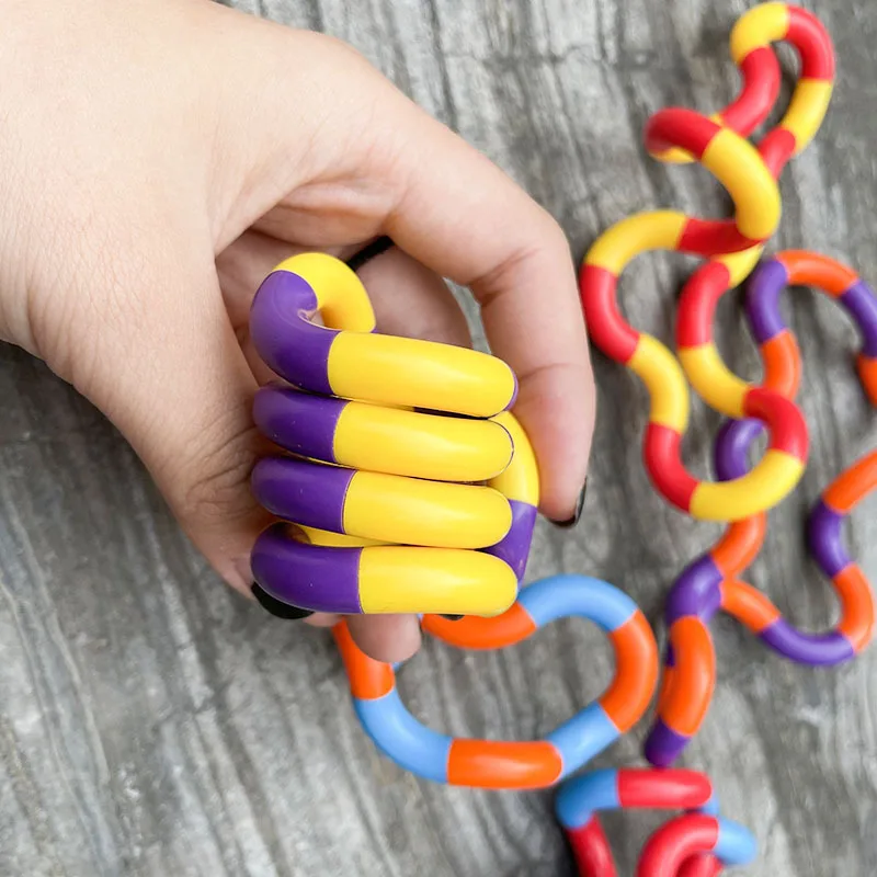Stress Relief Variety Of Twisting  Winding Toy Boring Deformation Rope Adult Decompression Vent Toy Young Adult Random Color One