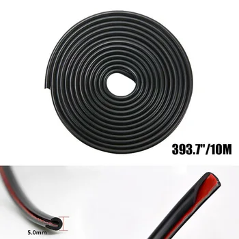 

Auto Sealing strip Door Edge Car Guard U Shape Rubber Trim Protector Black