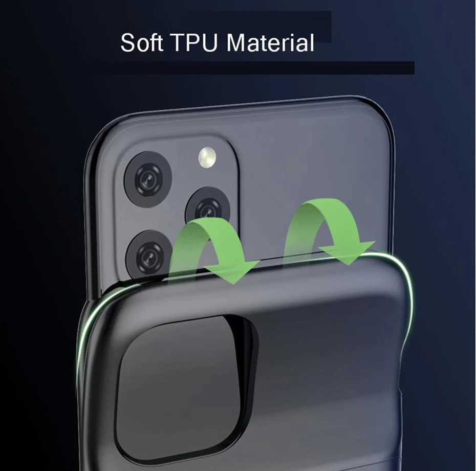 Чехол с зарядным устройством на 5000 мА · ч для iPhone 11 Pro Max беспроводной зарядный