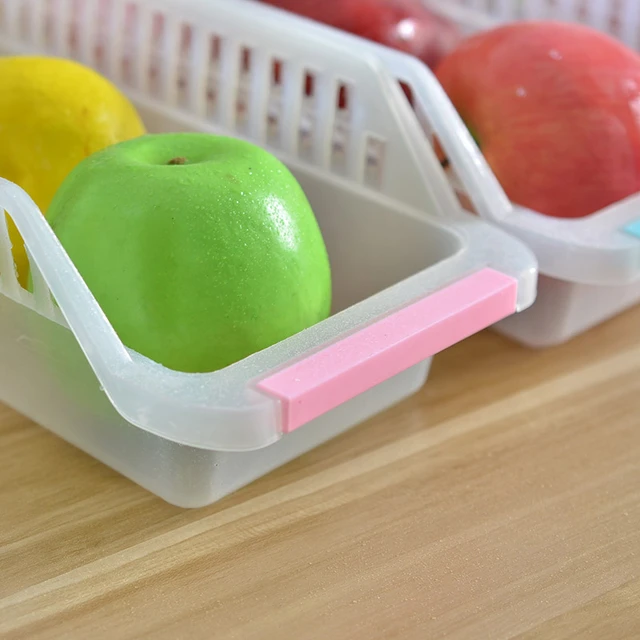 Saver Containers for Refrigerator Removable Drain Tray for Veggie, , Fruits  Stackable Freezer Fridge - AliExpress