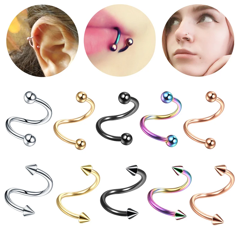 

Body Piercing Lip Ring Best selling European and American earrings hip hop body piercing lip ring eyebrow ring nail jewelry