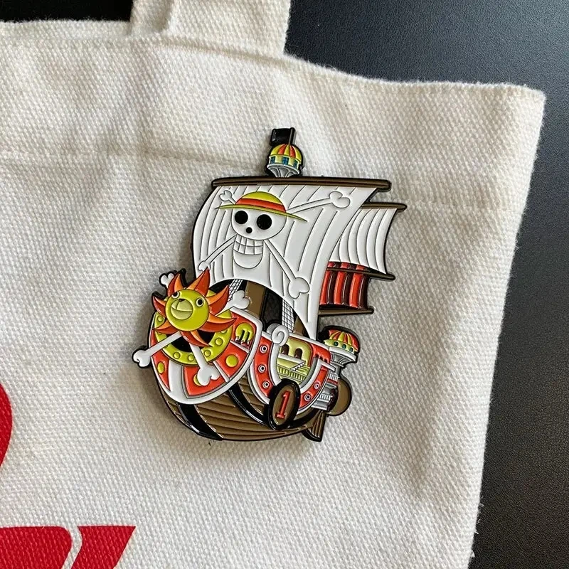 Эмалевая брошь Luffy значок на булавке с изображением тысячи солнечных кораблей