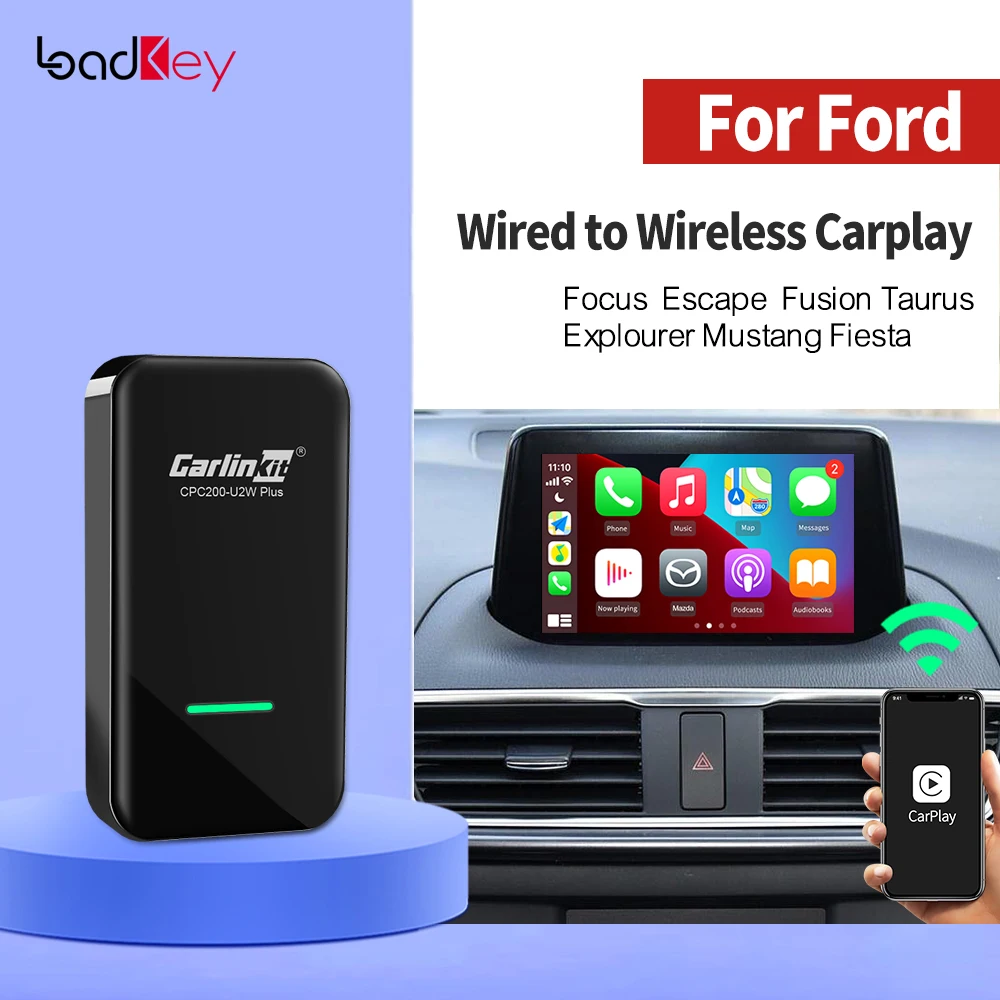 US $90.00 Loadkey Carlinkit 20 CarPlay Wireless For Ford Focus Mondeo Mk2 3 Fiesta S Max Mondeo Explourer Mustang Smart Box Activator