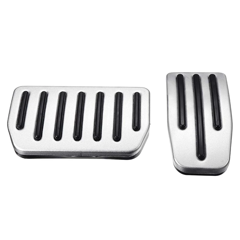 2Pcs/Set Aluminum Alloy Non Slip Performance Foot Pedal Pads for Tesla Model S Model X Car Auto Replacement Brake Parts Kit Alum|Pedals| - AliExpress