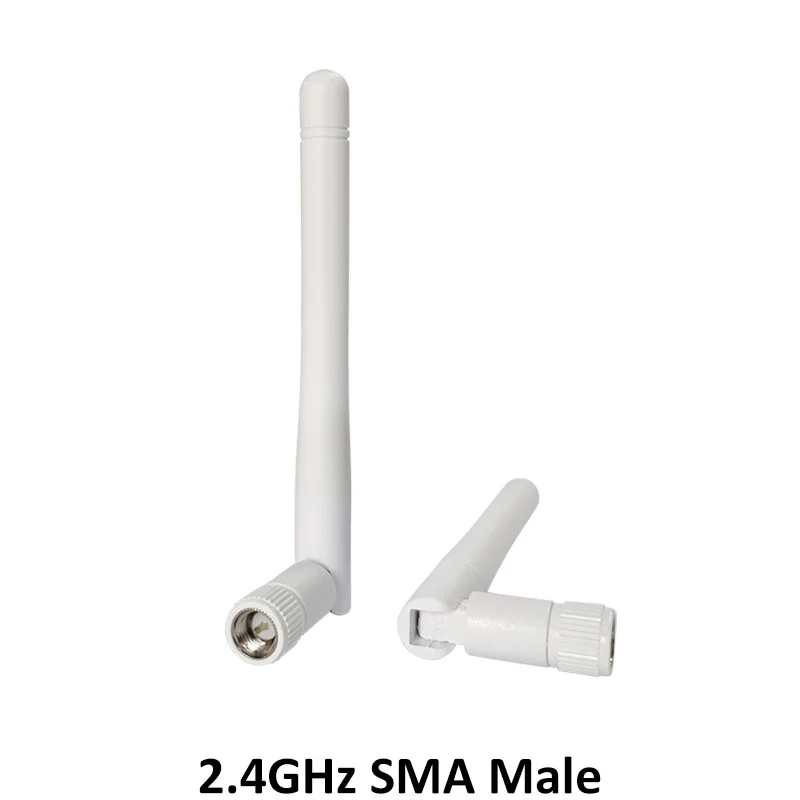 2 4 ГГц WIFI антенна 2dBi 3dbi SMA разъем wi fi Белый для беспроводного маршрутизатора