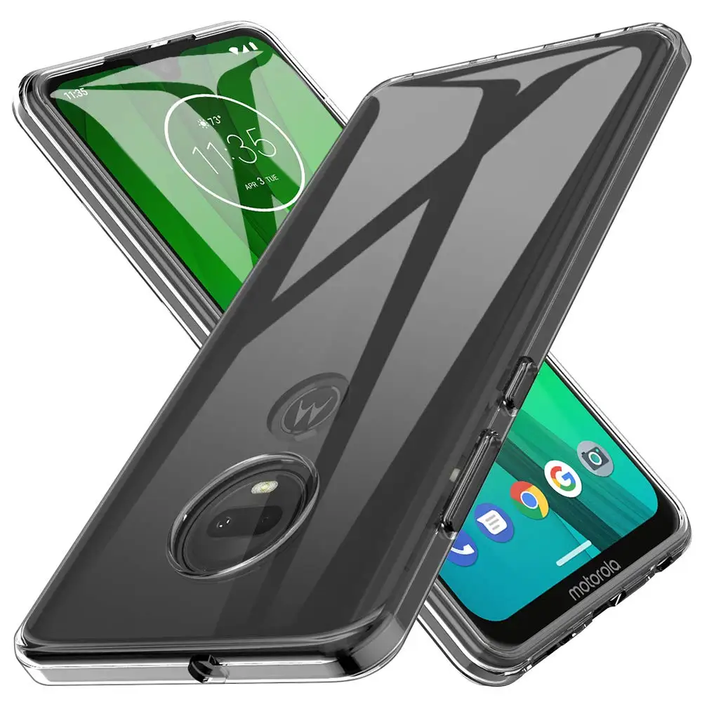 Прозрачный мягкий чехол из ТПУ для Motorola Moto One Fusion Plus G8 G7 Power Lite E6 G6 Play G5S G5 G4 E5 E4
