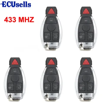 

5PCS* Remote Key for BGA Smart Remote Key 4 Buttons with BGA NEC CHIP 433MHZ Support Car Models After Year 2000