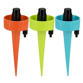 

12Pcs 3 Colors Automatic Watering Device Dripper Potted Watering Artifact Drip Lazy Watering Device Water Seepage Waterer Device