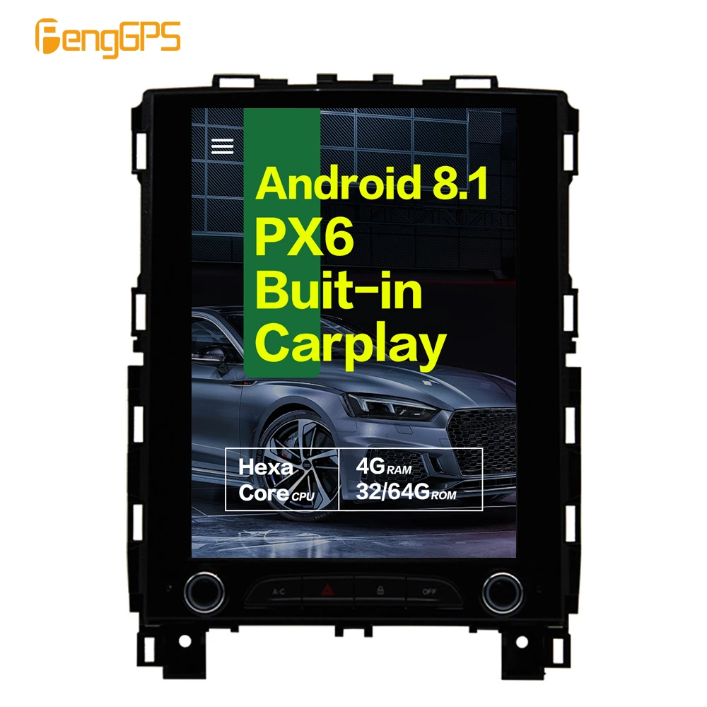 

6 core 4+64g Tesla style 2 din Android 8.1 Car Radio Stereo GPS Navigation For Renault KOLEOS/megane 4 Headunit radio tape