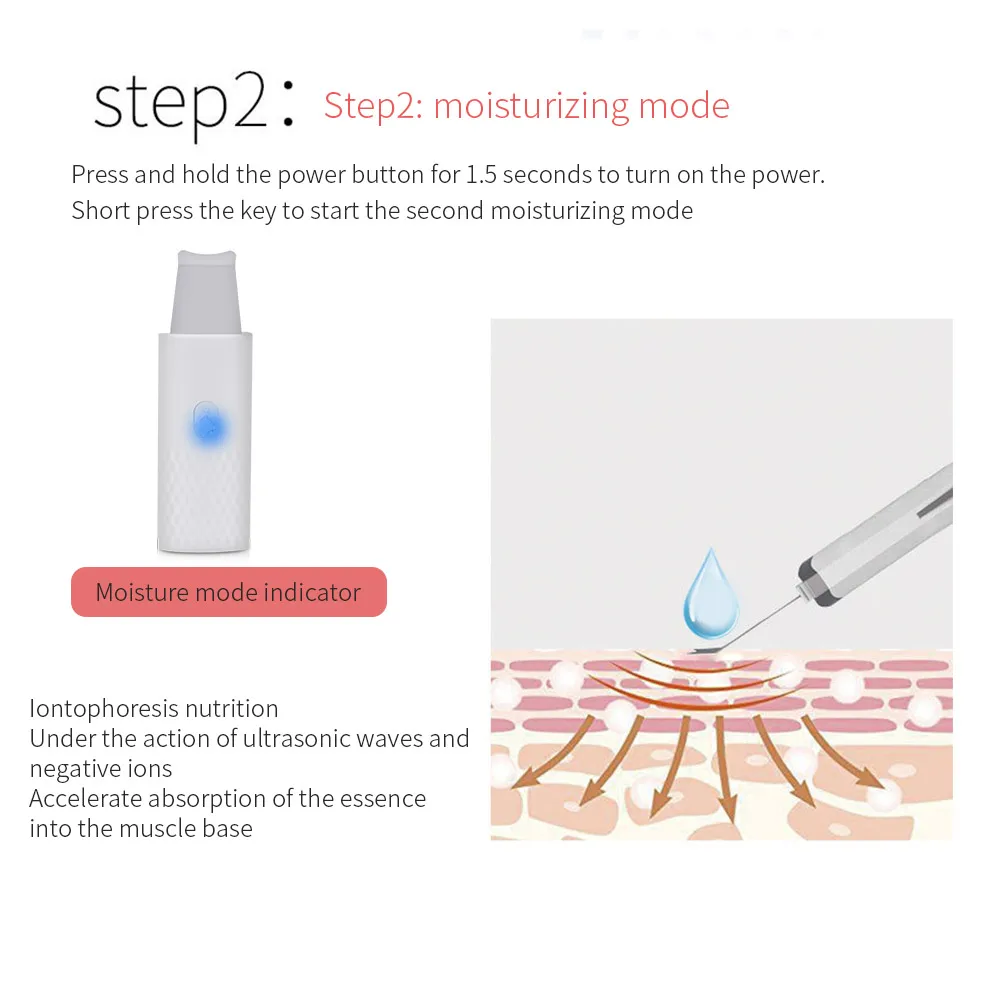 Blackhead Removal Cleaner USB Facial Skin Scrubber Beauty Face Wrinkle Remover Machine Fast Effective Clear Acne Skin Care Tools