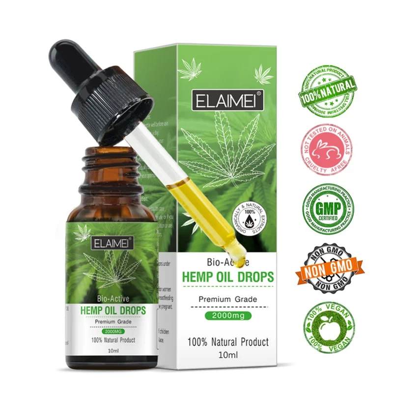 Hemp Seed Oil Relieve Pain Improve Sleeping Promote Blood Circulation Hemp Seed Massage Oil