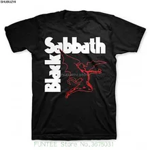Футболка с принтом Мужская Летняя черная Sabbath футболка Creature 80 s ретро металл концертный рок тур футболка Ozzy Dio sbz6518