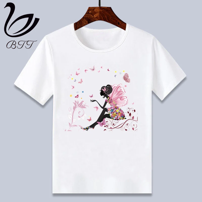 Цветная футболка для мальчиков с принтом бабочки и красоты; Забавная детская футболка с героями мультфильмов; летняя детская одежда; футболка; топы с героями мультфильмов
