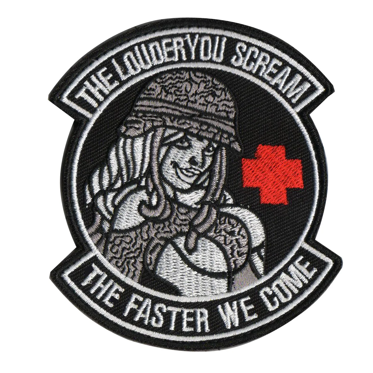 Sexy Medic Hat Do Know Harm Don't Hit I военный боевой патч-полевой медицинский солдат вышитый значок на липучке - Цвет: Sexy Medic Hat