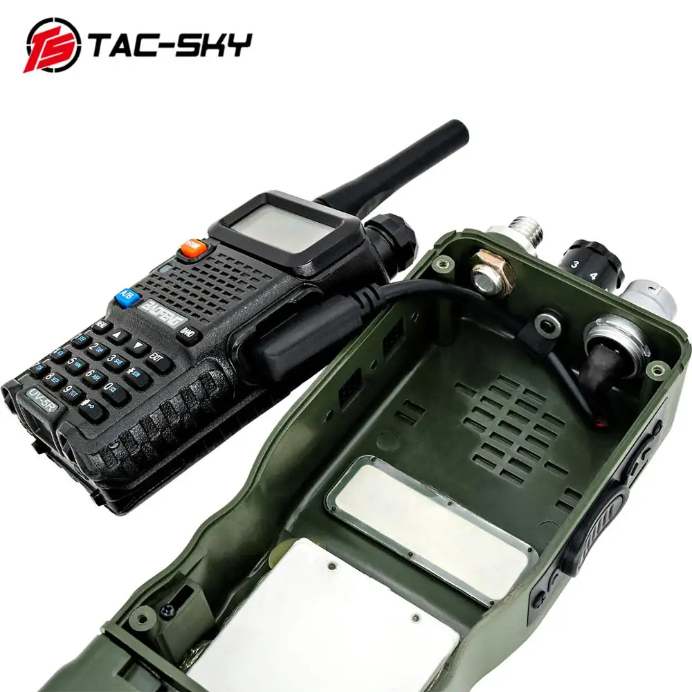 TAC-SKY U 283/U U-283 радио DIY разъем для AN/PRC 148152152a Харрис виртуальный Чехол тактический PRC 148152152a манекен коробка u283