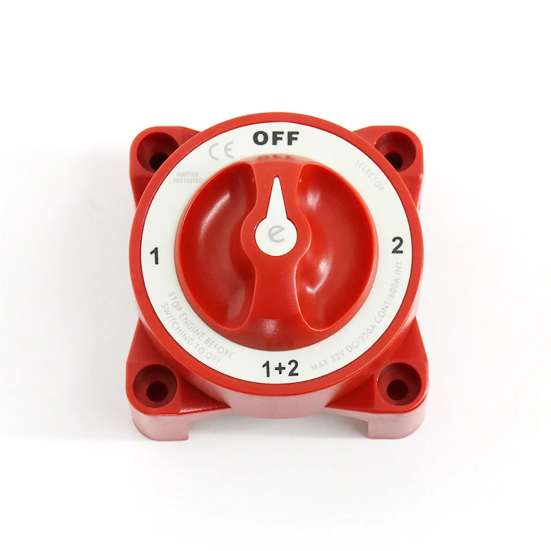 

Marine Battery Switch Selector 4 Position Power Dual Battery Isolator Boat RV 32V 350A