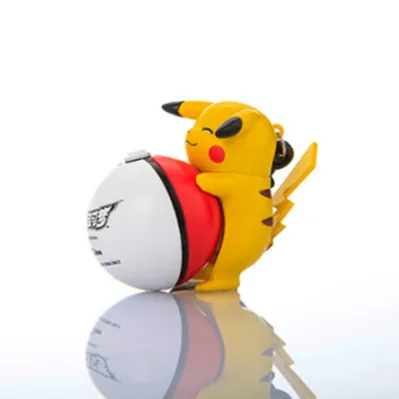 

1pcs Original Box DIY Pokemon Keychain Pikachu Action Figure Pokemon Elf Series Children Toy Christmas Gifts