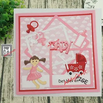 

Metal cutting dies Square nipple cut die mold decoration Scrapbook paper craft knife mould blade punch stencils die