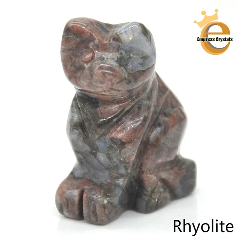 Stone Carving Cat Figurine Natural Gemstone Quartz Agate Jade Crystal Healing Animals Statue Home Decoration