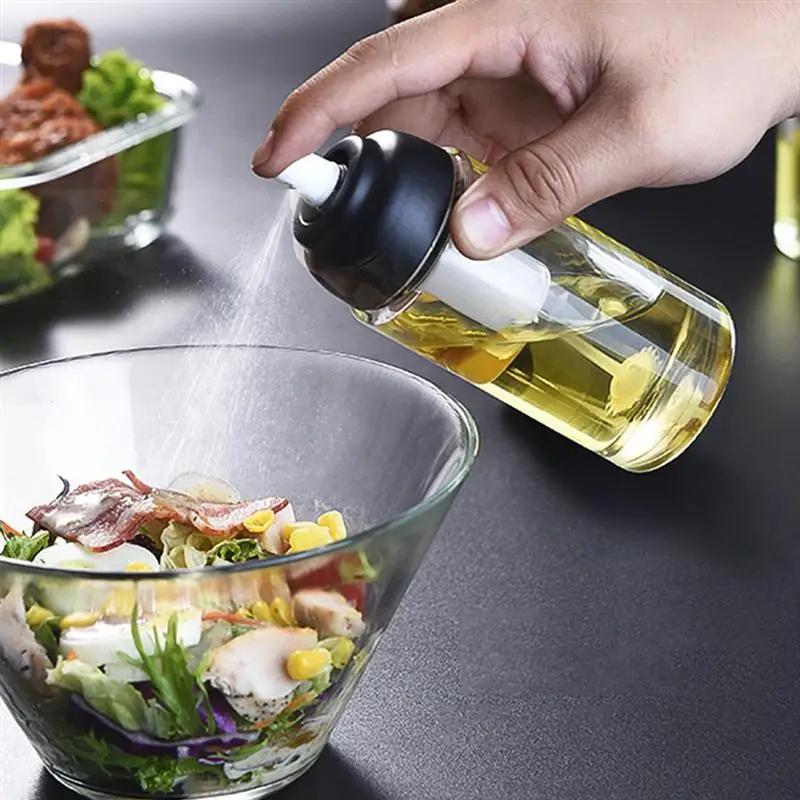 1 PC Glass Spray Bottle Practical Edible Oil Vinegar for Kitchen BBQ Restaurant |