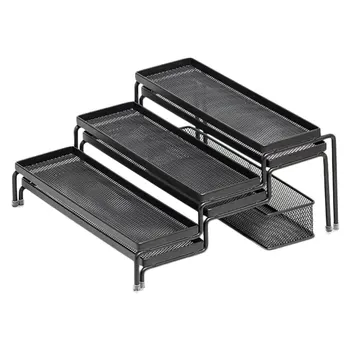 

3 Pcs 1 Set Seasoning Box Racks Multipurpose Step Shelves for Home