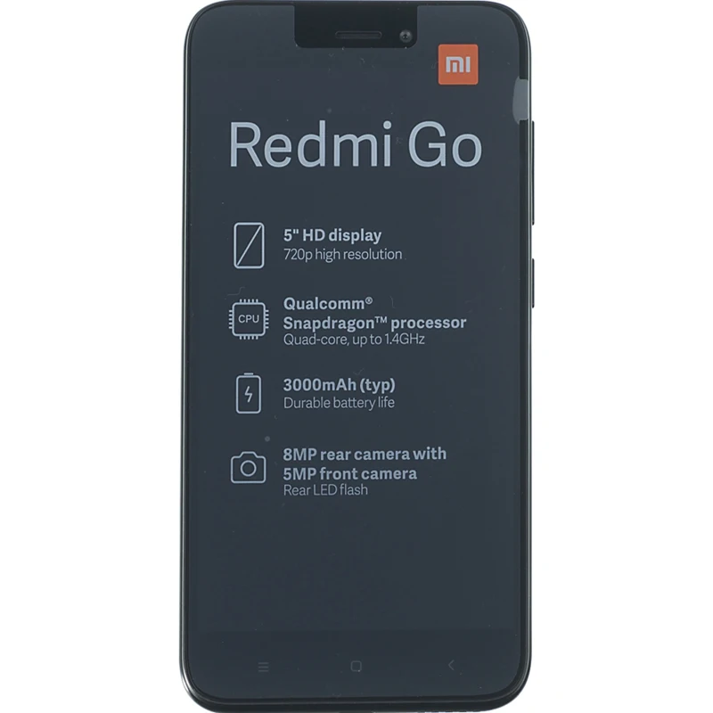 Смартфон XIAOMI Redmi Go 8Gb, черный