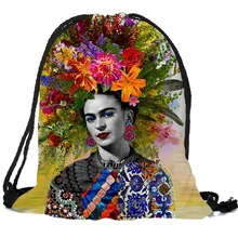 3D printing bag cartoon character avatar cute funny tote bag personality figure pattern men and women bundle pocket