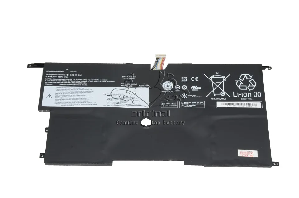 JIGU 15 2 V 51WH Оригинальная батарея для ноутбука 00HW002 00HW003 45N1070 45N1071 LENOVOFor ThinkPad X1 Carbon 3448