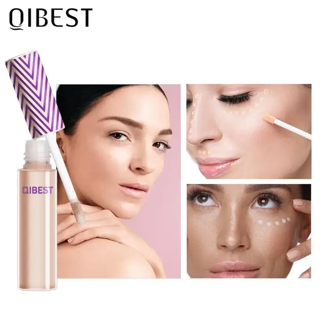 QIBEST Face Concealer Cream Full Cover Makeup Base Make Up For Eye Dark Circles Face Contouring