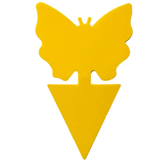 Flie Csapda Hibák Ragadós Fedélzeti Otthoni Kert Kettős Oldalú, Repülő Növényi Rovar Fogó Kertészeti Szerszámok Virág Alakú Fogás - Image 3