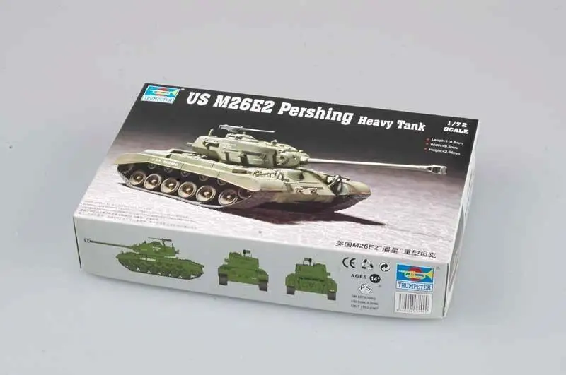 

Trumpeter 1/72 07299 US M26E2 Pershing Heavy Tank