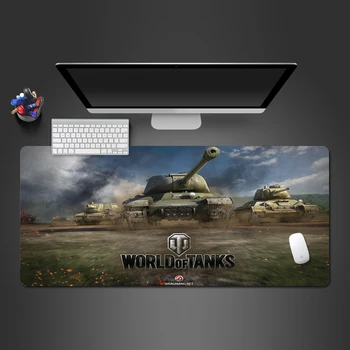 

Super Cool World Of Tanks Mouse Pad Full Ahead Large Pad To Mouse Computer Mousepad High Quality Gaming Mouse Mats Best Gifts