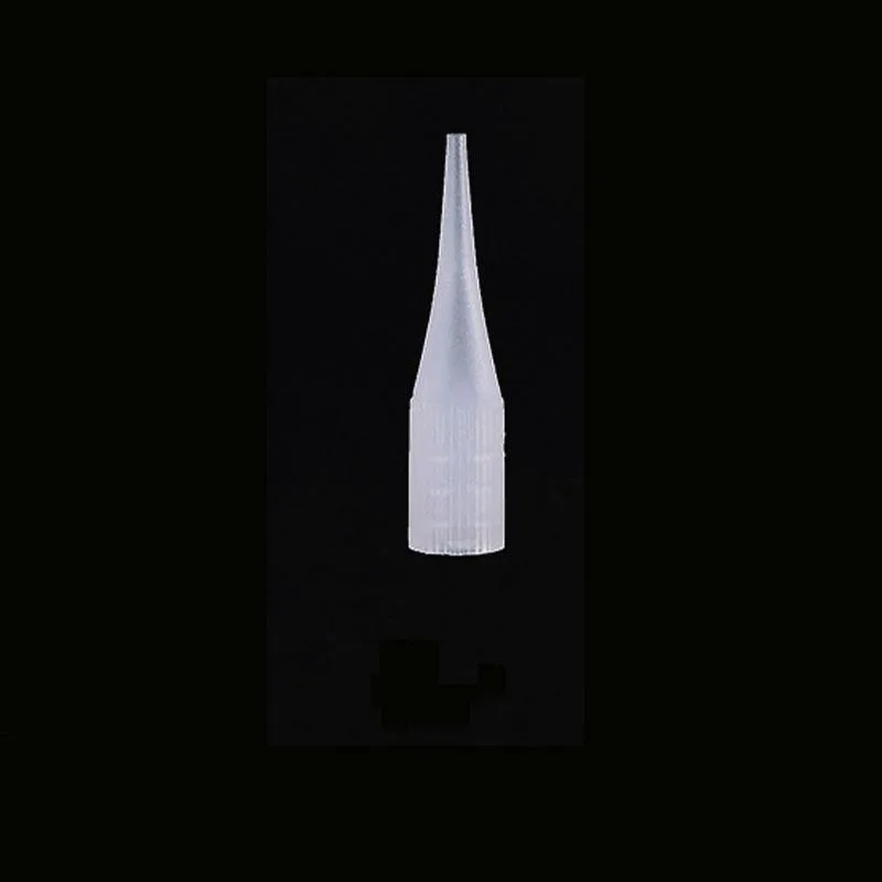 200Pcs 1RL Permanent Makeup Needle Tip Eyebrow Tattoo Needle Caps Nozzle For Sunshine & Giant sun G-8650 G-9740 Tattoo Machine
