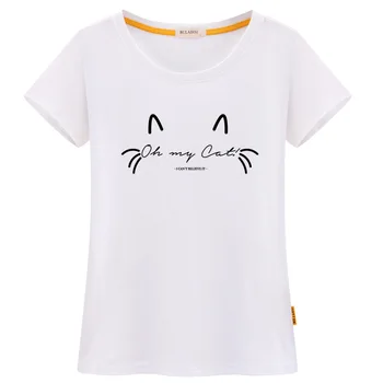 

Summer Women Female T Shirt Printing Letter BE FRI ST END T Shirts Short Black