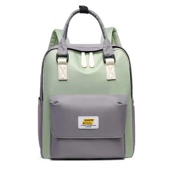 

2020 New Style Oxford Backpack For Women Handbag Korean-Style Fashion Lightweight Large Capacity Female Contrast Color Backpacks