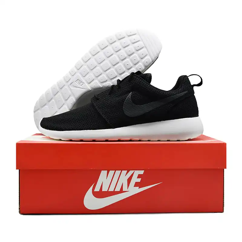 mens black nike roshe shoes