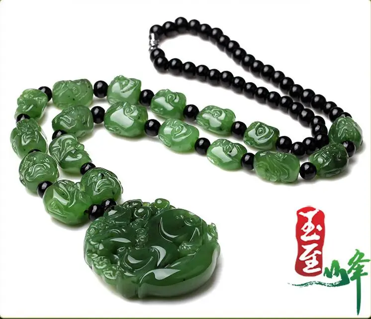 Xinjiang Hetian jade белая Магнолия цветок кулон, натуральный нефрит, нефрит, цепь свитера, Нефритовое ожерелье кулон