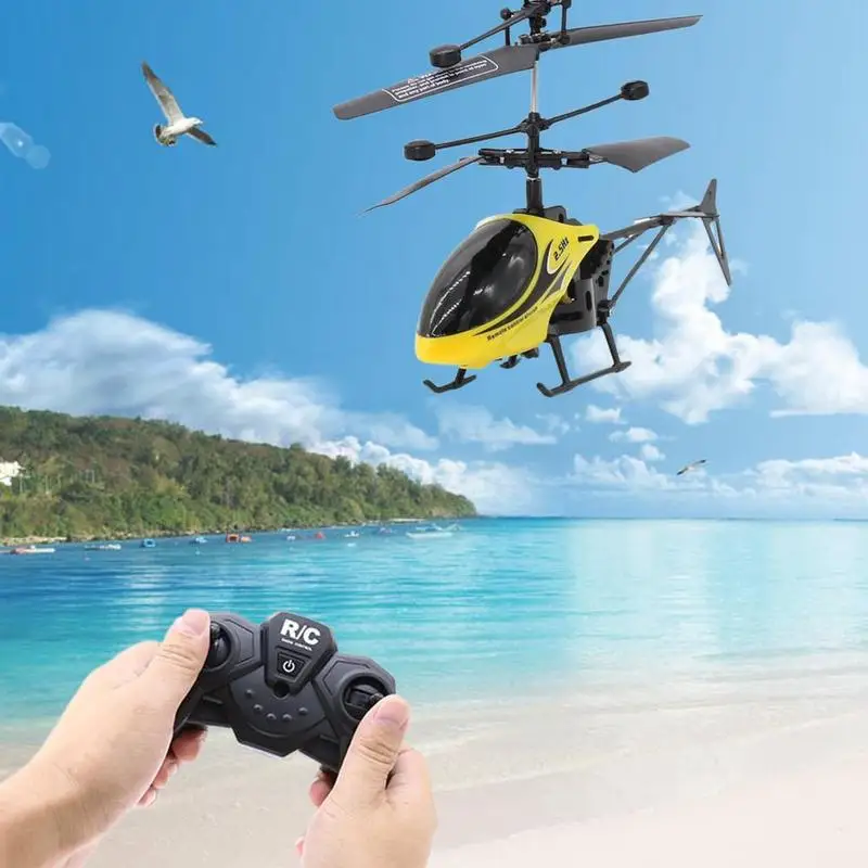 Радиоуправляемые летательные аппараты, мини-вертолет, модель дистанционного управления, 2 канала, светильник, детская игрушка, игрушки, воздушные поделки