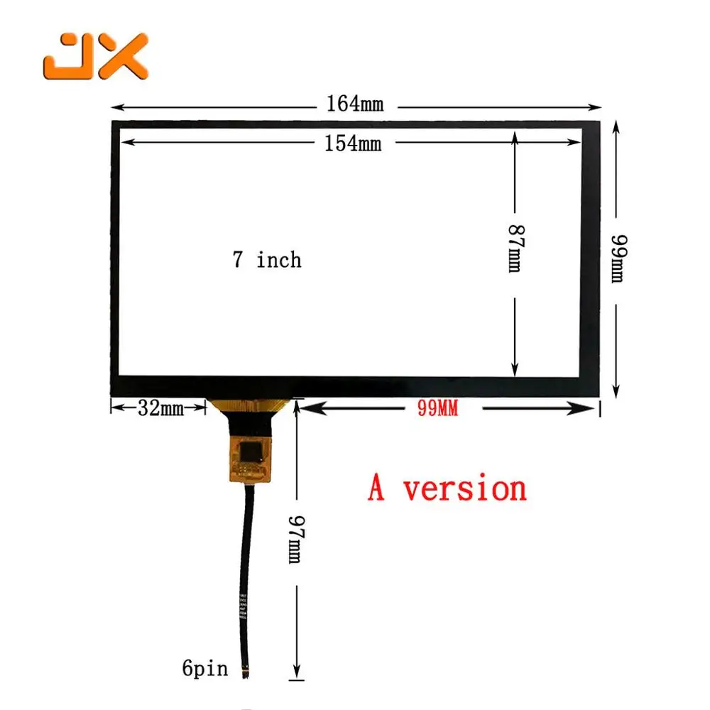 7 inch touch screenA Сенсорный экран Замена для ATOTO A6 двойной din Android Автомобильный gps навигатор стерео автомобиль развлечения Мультимедиа Радио - Цвет: 7 inch touch screenA