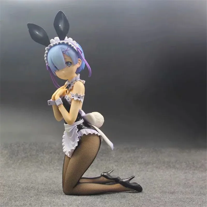 Аниме Re: жизнь в другом мире от zero Rem Ram Bunny Girl Ver. ПВХ фигурка Коллекционная модель игрушки для рождественского подарка