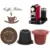 Многоразовая Многоразовая кофейная Капсула Nespresso С пластиковой ложкой 1PC Filter Pod Для Оригинальной Линии Фильтров Siccsaee