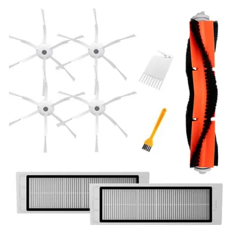 

Main Brush+Filter+Cleaning Brush+6-Arms Side Brush for Xiaomi Roborock Vacuum Cleaner Parts