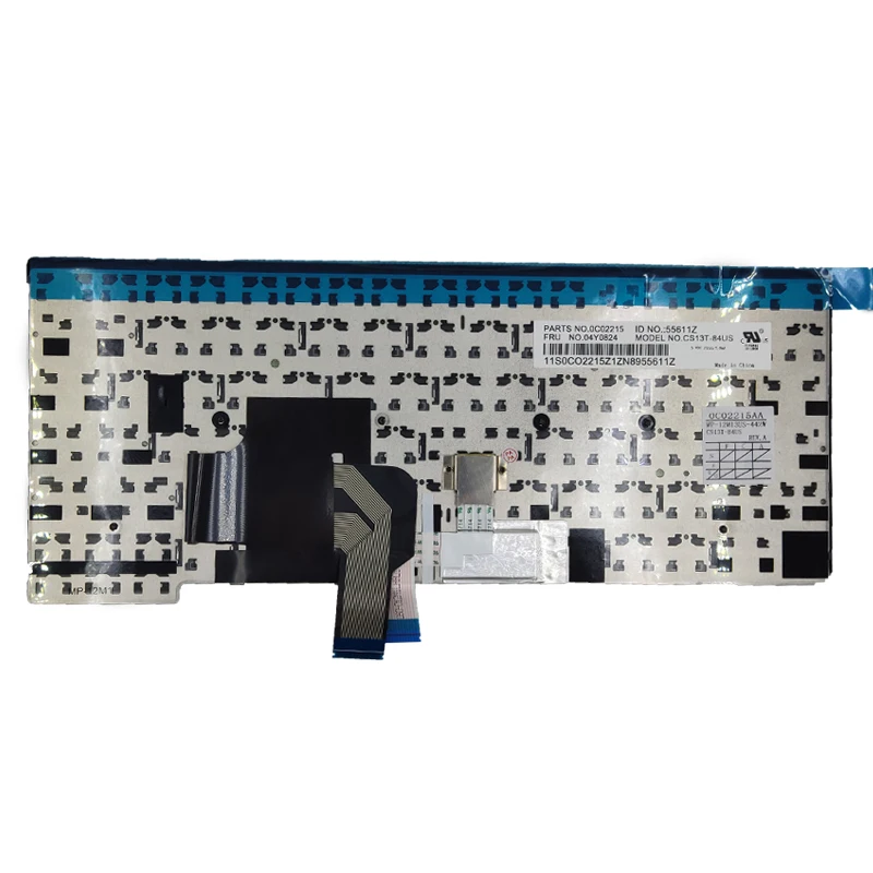 Teclado Portátil Eua Idioma para Lenovo T431s T440 T440p T440s T450 Cs13t84us Cs13t-h41us Preto Novo - Imagem 5
