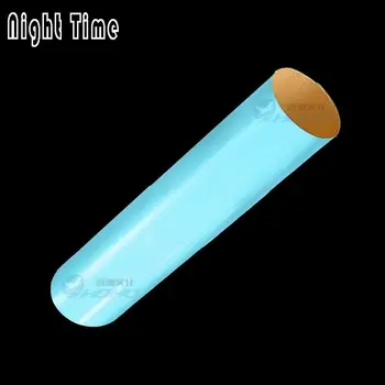 

Glow in the Dark SUNICE PVC Wrap Accessory Car Wrap Sheet Roll Film White to Blue Wrap Film with Air Bubble Free diy Decor