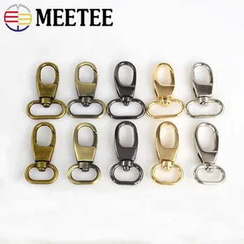 

4/10pc Meetee 20/26mm Metal Strap Buckles Lobster Clasp Swivel Snap Hooks for Bag Carabiner Collar Buckle DIY Accessories F1-28