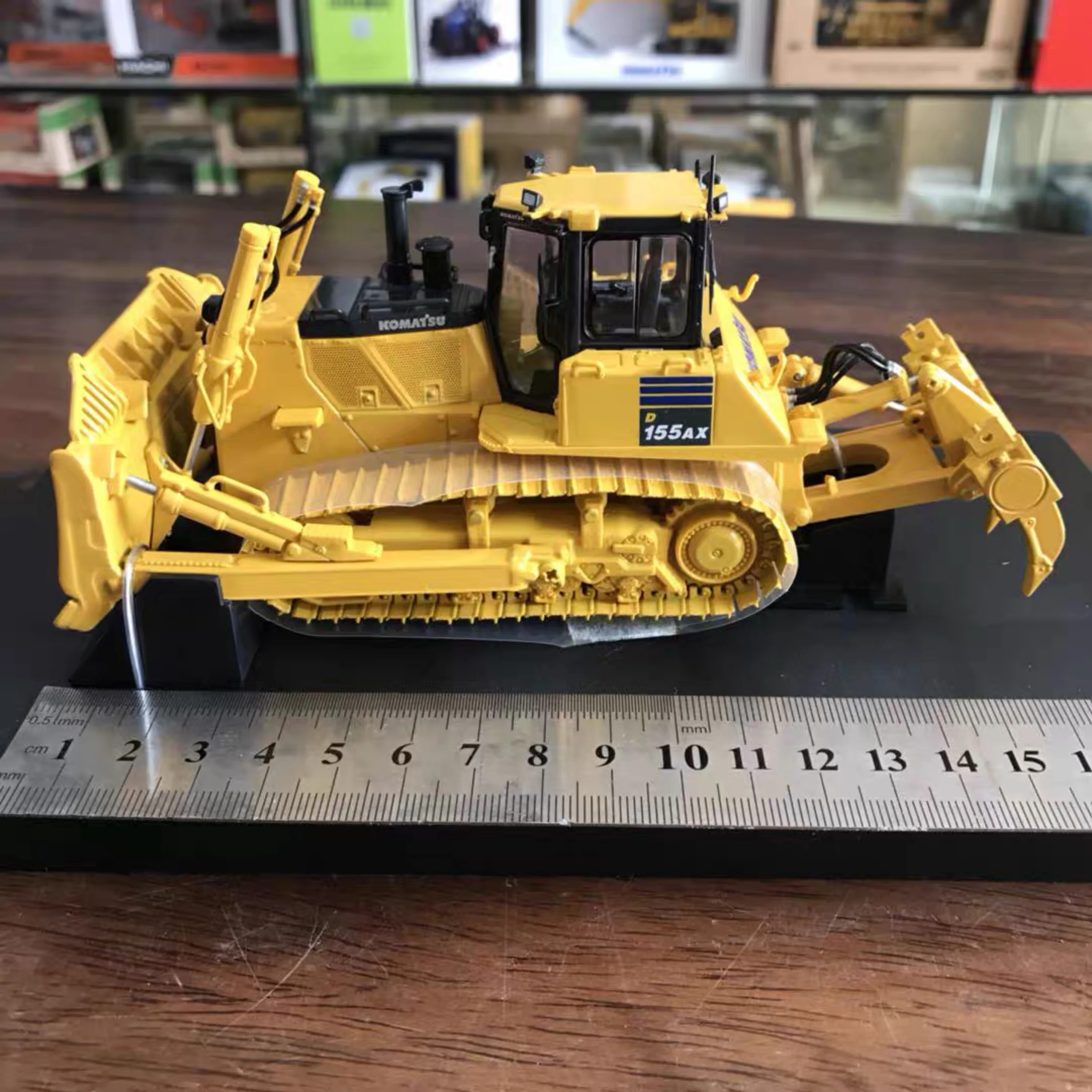 1/50 Komatsu D155AX 7 Сплав Имитация бульдозера модель из металла инженерно транспортное